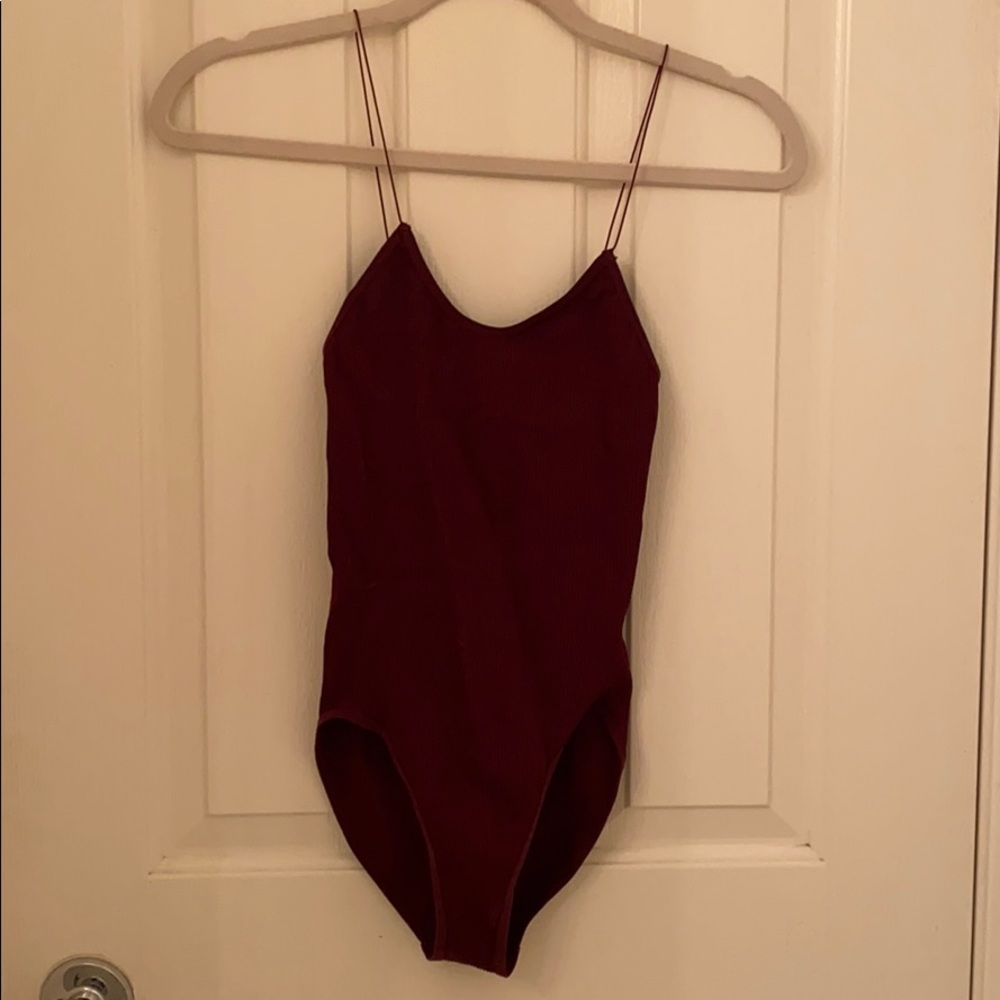 NWT Urban Outfitters Maroon Bodysuit